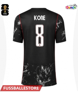 Günstige Kanada Ismael Kone #8 Auswärtstrikot Damen WM 2026 Kurzarm